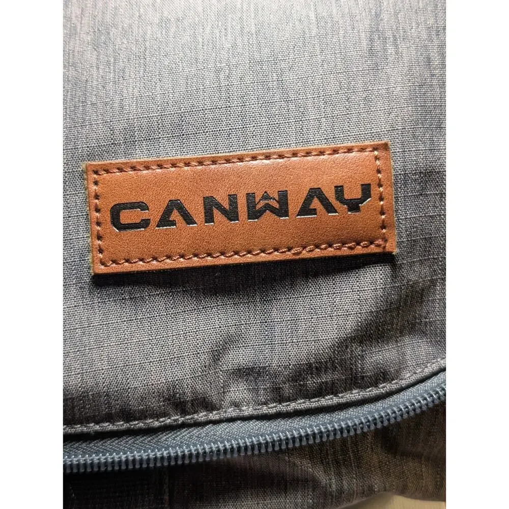 CANWAY 65L Foldable Duffel Bag Gray Travel Gym Luggage Lightweight Packable